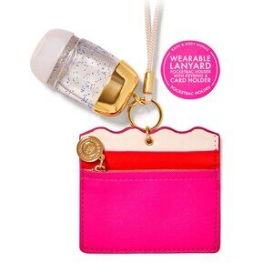 Bath & Body Works: Wearable Pink Zipper Card Holder &  Hand Gels